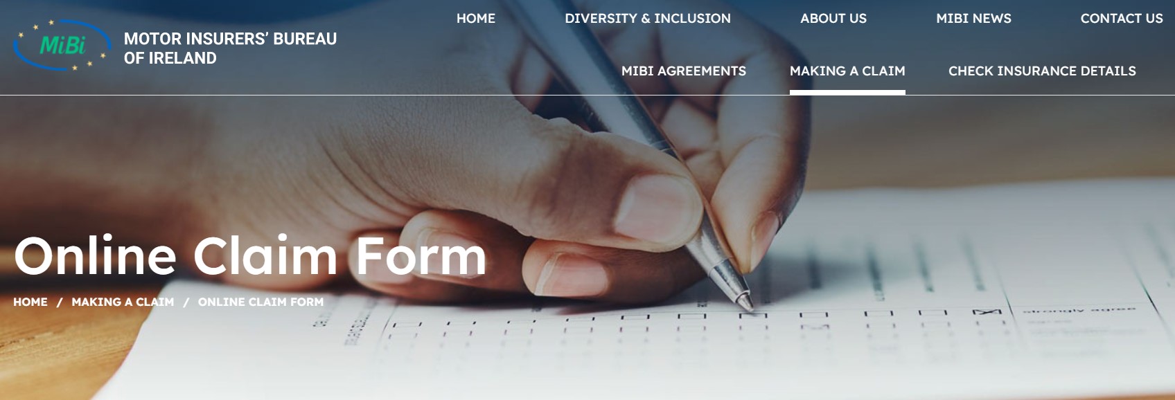 MIBI LAUNCHES NEW ONLINE CLAIMS FORM - MiBi